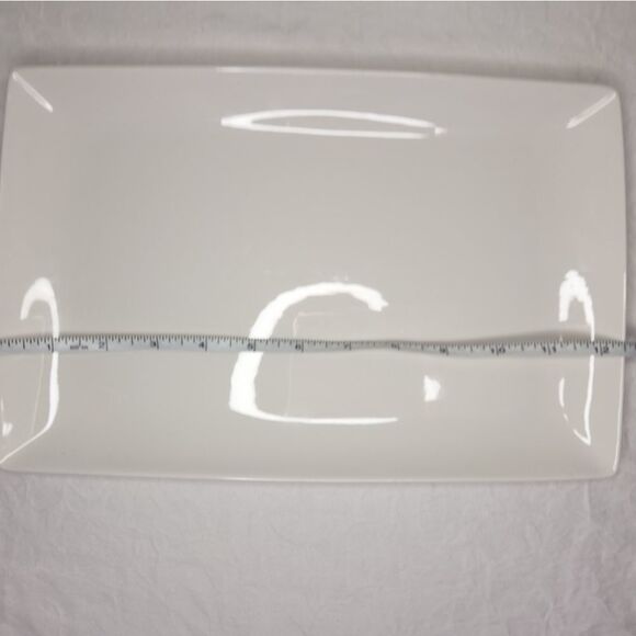 White Serving Platter Dish Set - Picture 12 of 15